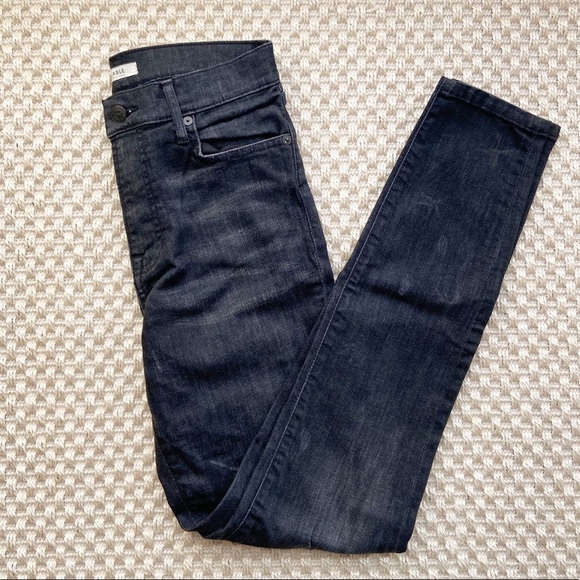 Able The High Rise Skinny Dark Denim - Picture 2 of 7